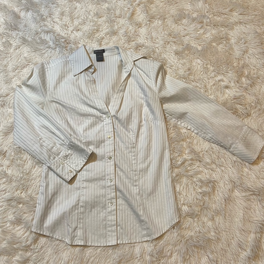 Ann Taylor stripped shirt